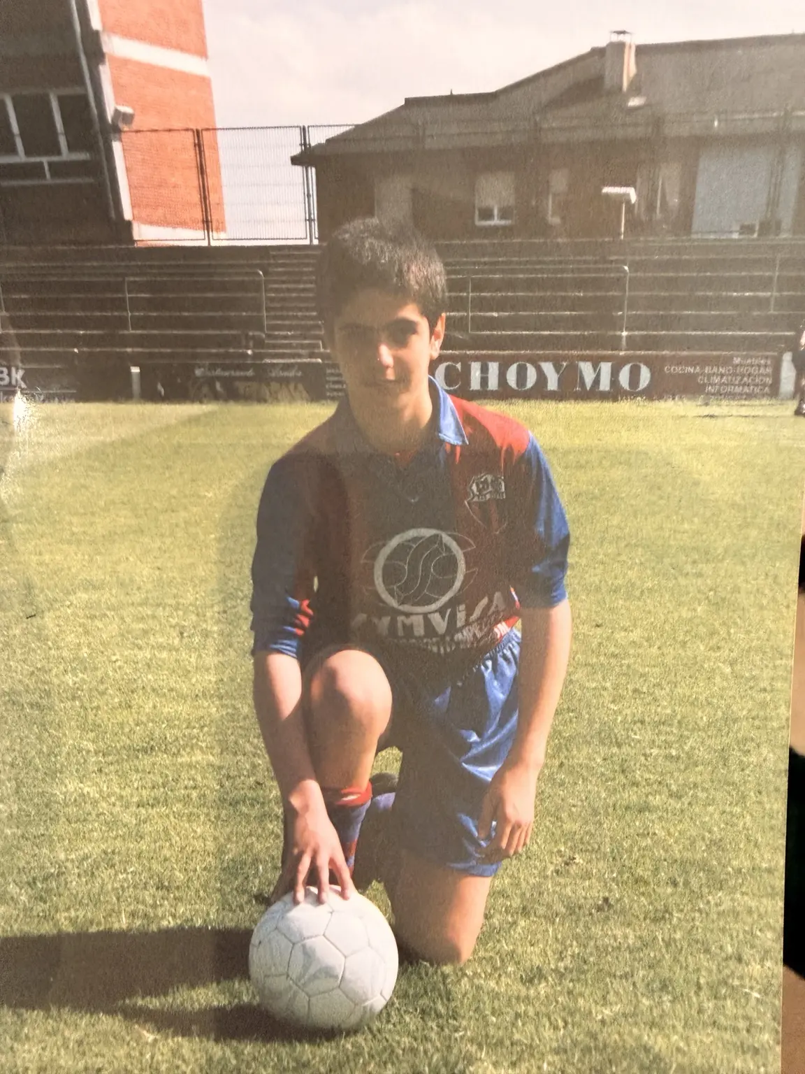 Gorka Álvarez de alevín con el San Pedro